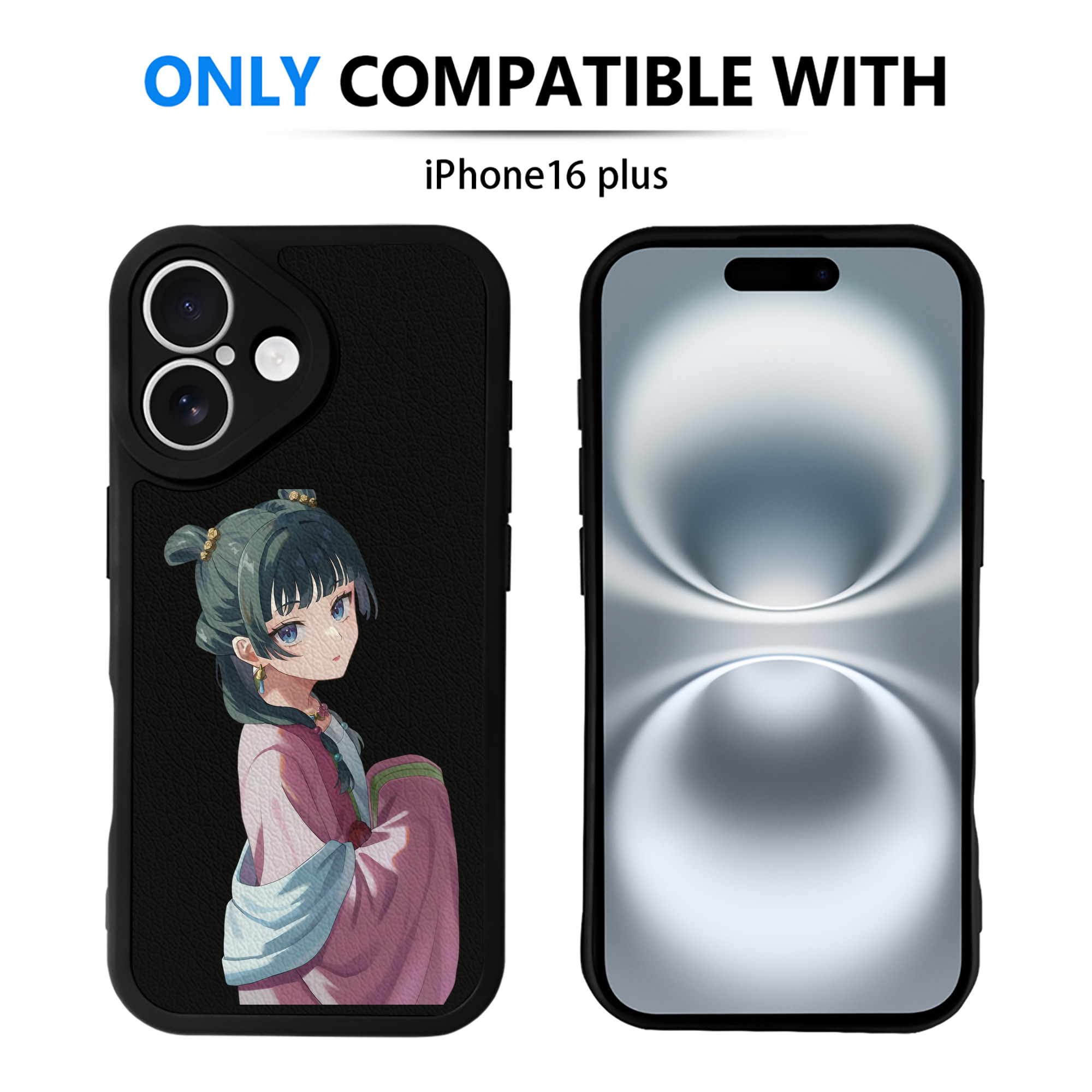 （画像用） 薬屋のひとりごと The Apothecary Diaries 【iPhone 16シリーズ対応】シリコンスマホケース（レザー調） 材質：シリコン
